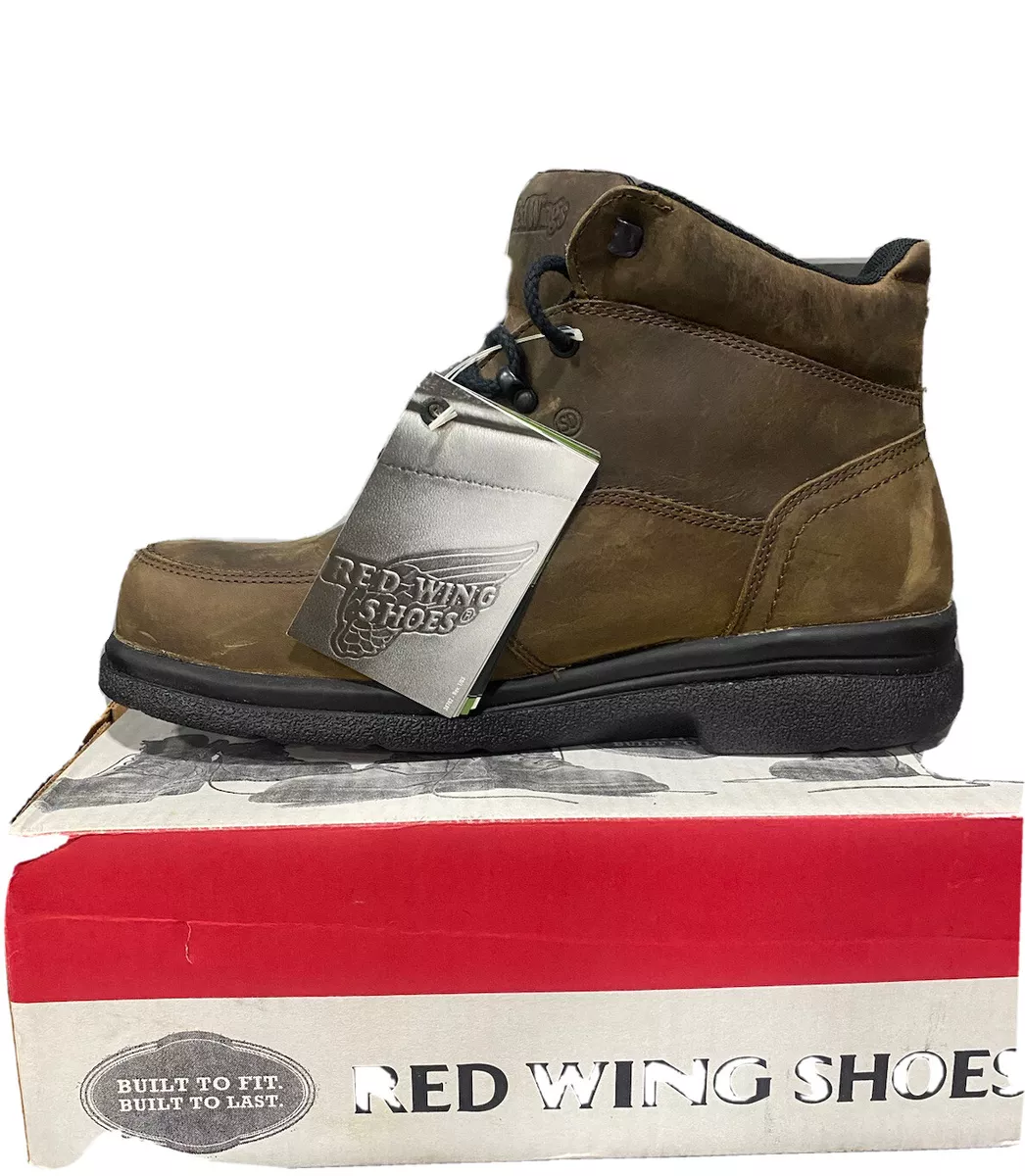 Discontinued red best sale wing work boots