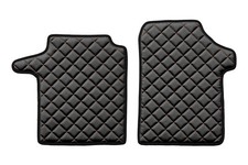 Teppiche Aus &Ouml;koleder Schwarz Mit Roten N&auml;hten Mercedes Vito III Ab 10.2014