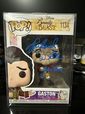 Funko Pop! Richard White Autographed Disney's Beauty And The Beast, Gaston #1134