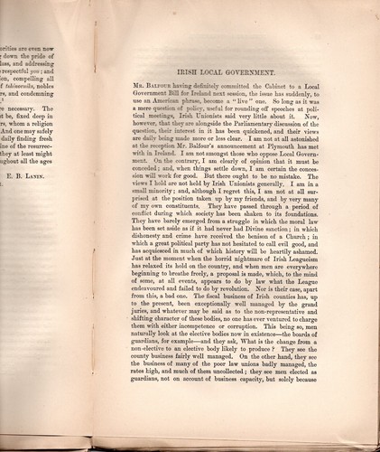 "The Fortnightly Review" - Edited by Frank Harris, November, 1891 - Picture 3 of 5