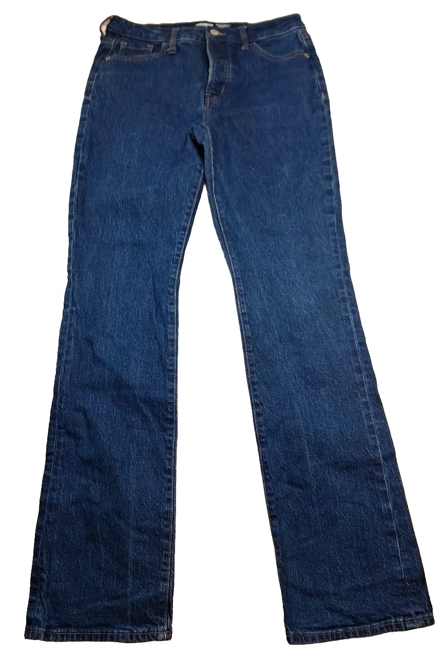 Old Navy Extra High-Rise Kicker Boot-Cut Jean Women Size Button