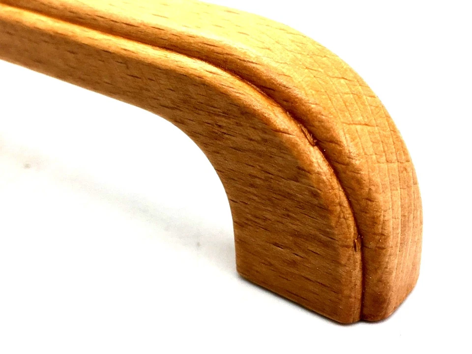 OAK HANDLES 96mm deluxe solid wood cupboard door drawer wooden pull handle (170) - Image 3 of 4
