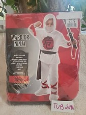 Childs Warrior Ninja Costume 4-piece size Large 12-14 New