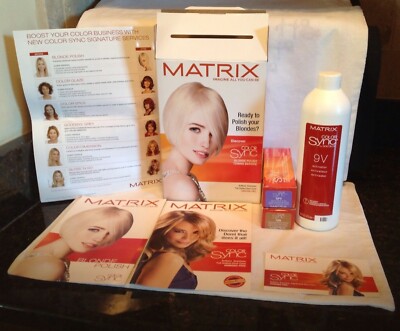 Matrix Color Sync Blonde Polish Toning Service Kit - Ready To Polish Your Blonde