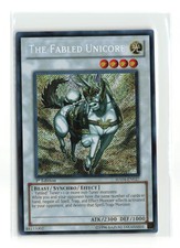 THE FABLED UNICORE HA04-EN027 1ST EDITION SECRET RARE YUGIOH TCG NM