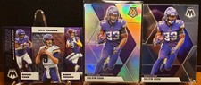 2020 Mosaic Football Dalvin Cook Silver Prizm + Base + Flea Flicker Vikings