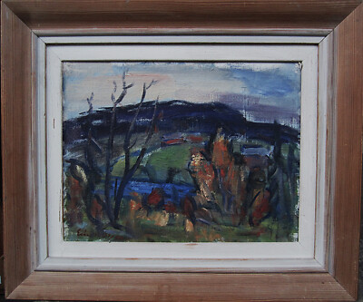 Eric H.Olson 1909-1995, Expressive Landschaft, um 1950