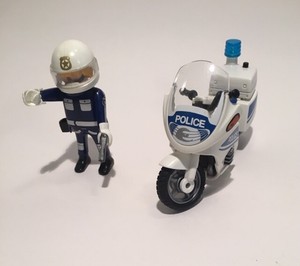 playmobil police bike