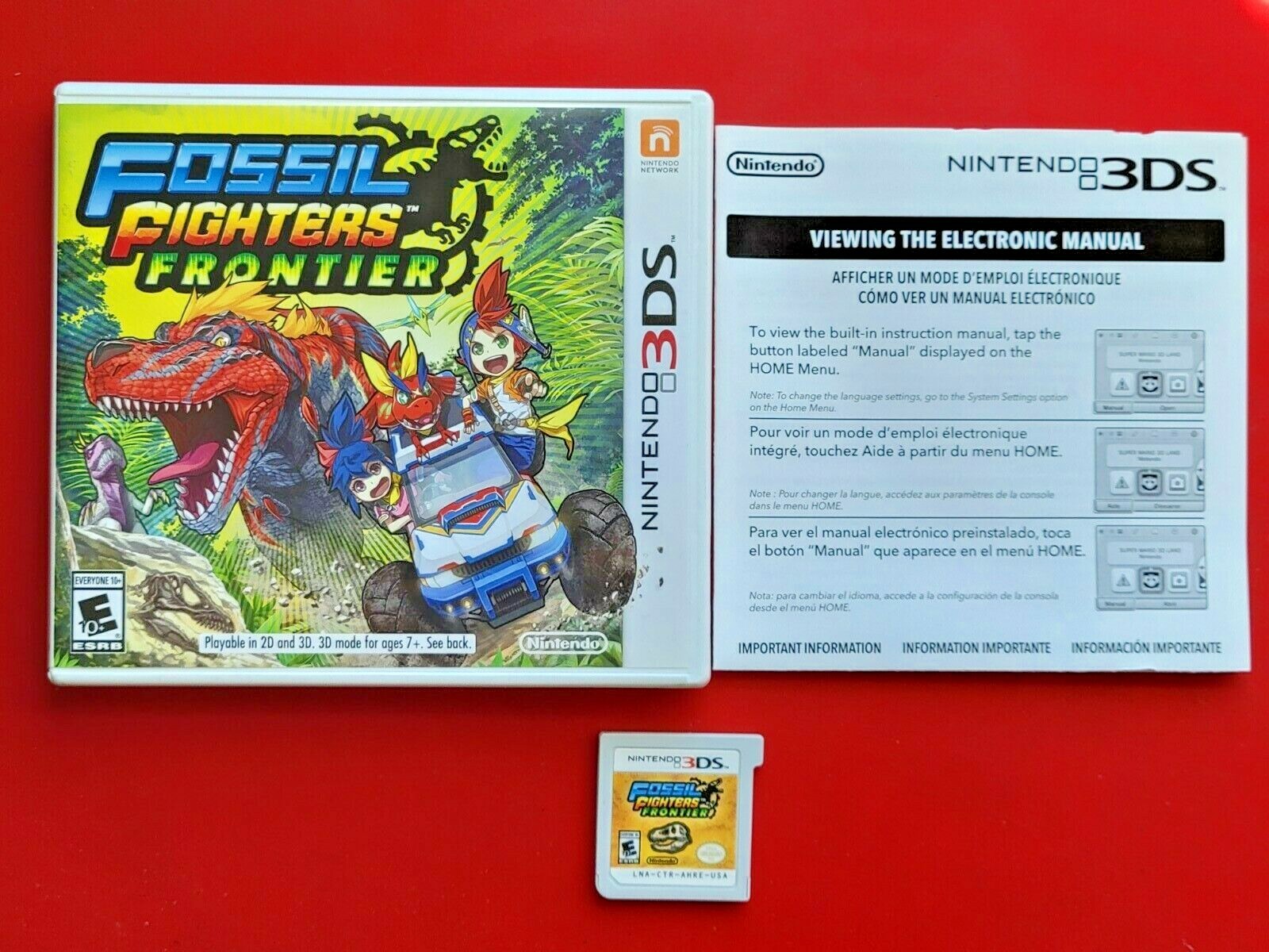 Fossil Fighters: Frontier Nintendo 3DS Complete with Game Insert Case  *Nice* | eBay