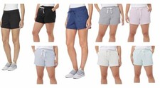 32 Degrees Cool Women's Shorts Pull On Soft Fleece Side Pockets Drawstring