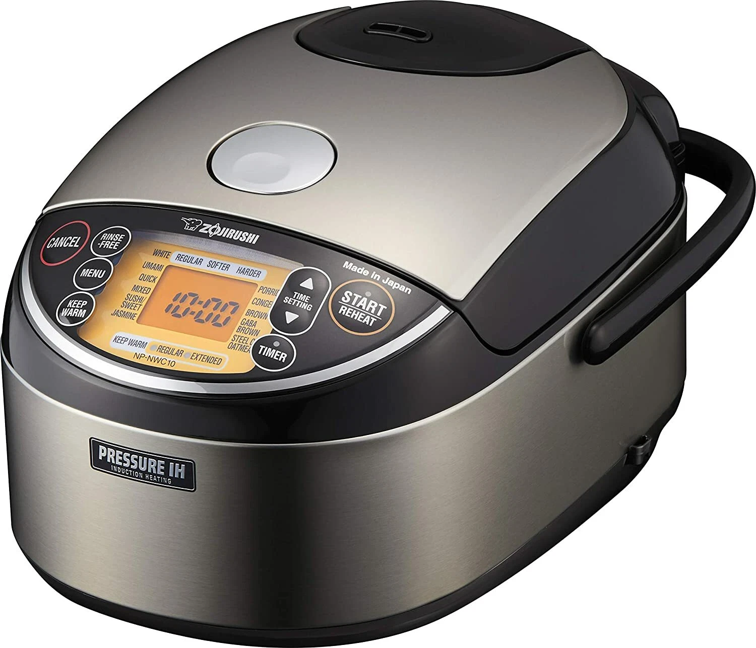 Zojirushi NP-NWC10XB Pressure Induction Heating Rice Cooker & Warmer, 5.5 Cup