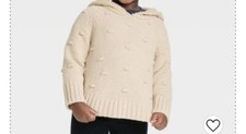 Girls Hooded Bear Pullover Sweater - 4T-5T - NWT