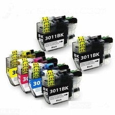 6 LC3011 LC-3011 Ink Cartridge for Brother MFC-J491DW MFC-J497DW MFC-J690DW