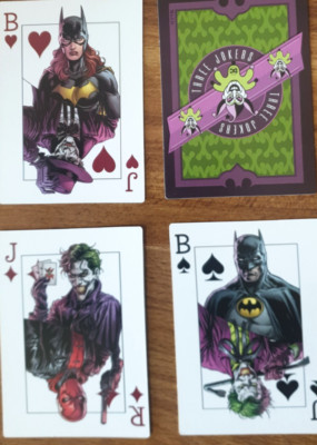 JOKE COULD BE ON BATMAN BATGIRL RED HOOD THREE JOKERS DC PROMO CARDS
