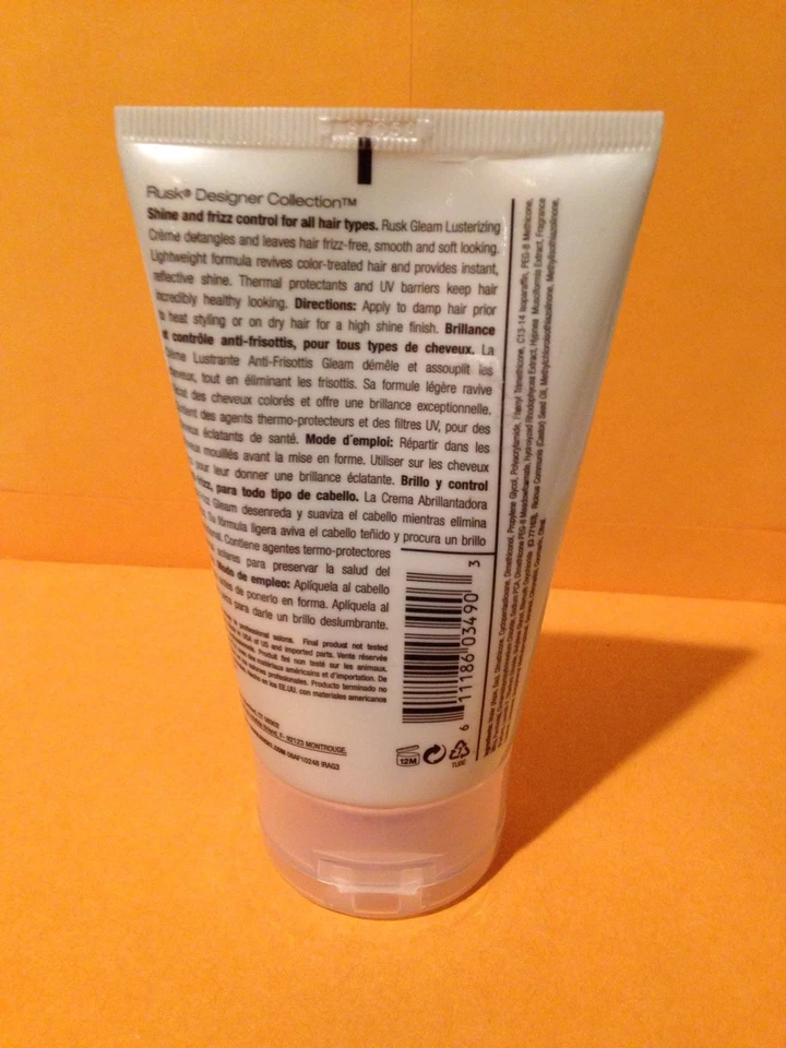 Rusk Gleam crema lusterizante 3. 5oz 100g Foto 2 de 2