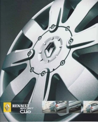 Catalogue / Brochure Renault Sport Clio RS 12/2004 Suisse en français - Photo 1/4