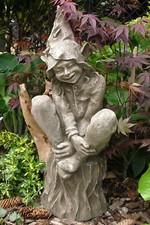 Gartendeko Steinfigur Skulptur Waldfee Foxglove Devonshire Fiona Scott Steinguss