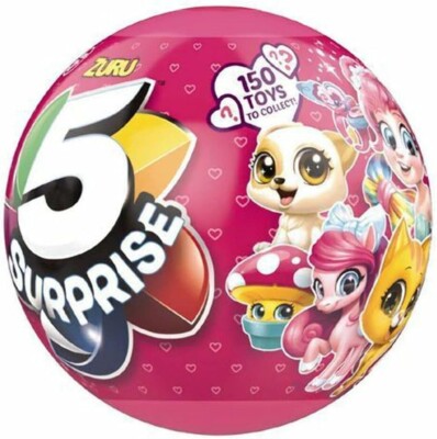 ZURU 5 Überraschung Miniatur Spielzeug Mystery Ball (Mädchen) Sammlerstück