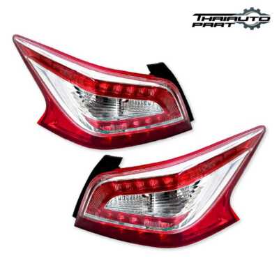 Pair Rear Tail Light Combination Assembly Fits For Nissan Teana