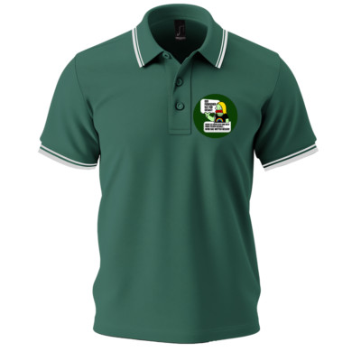 Wenn ich Käfer esse und mehr Steuern zahle Klim Streifen-Poloshirt Polohemd SOLS