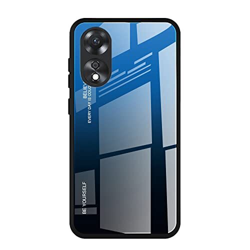 DEDUX Custodia Cover per Oppo A78 5G / Oppo A58 5G, Custodia in Vetro (N7S)