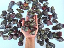 Piedra de dragón crudo jaspe de sangre áspero de Sudáfrica para caer y curar