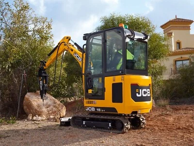 JCB 15C-1 MINI DIGGER EXCAVATOR DECAL STICKER SET - image 1 of 2