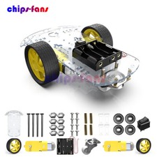 2WD Smart Robot Car Chassis Kit/Speed Encoder Battery Box For Arduino Learning