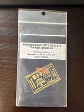 1/48 True Details 26006 ME BF-109 E 4/7 Cockpit  Detail Set