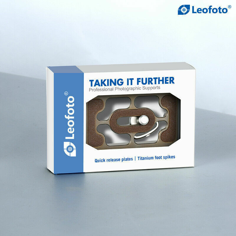 Piastra QR in titanio Leofoto NP-65T 65mm