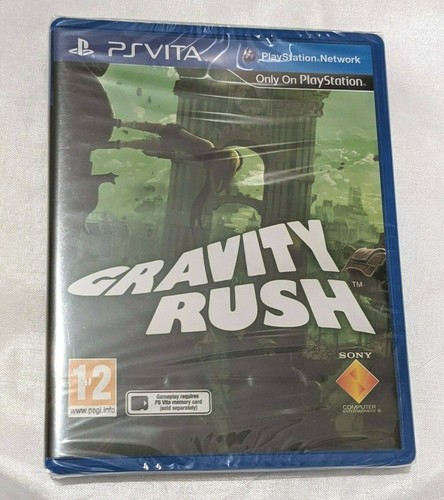 GRAVITY RUSH PSV New Sealed UK PAL Game Sony PlayStation Vita PS Vita VERY RARE - 第 1/2 張圖片