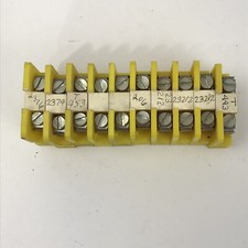 Allen Bradley 1492-CAM Terminal Blocks Yellow Lot Of 10  Clean Used 