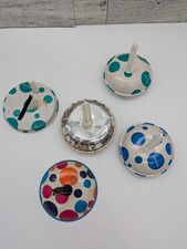 LOT OF 5 VTG NEW YEARS EVE NOISEMAKERS TIN LITHO US METAL CRANK TOY