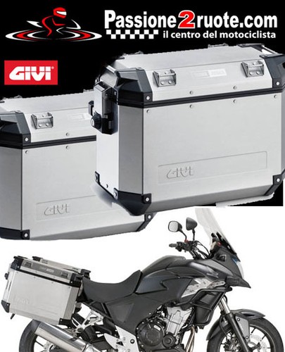 Givi Trekker Outback 37 coppia valigie staffe laterali honda cb500x cb 500  x 013 | eBay