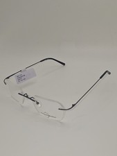 Naturally Rimless NR-374 Eyeglasses Navy 51-19-140
