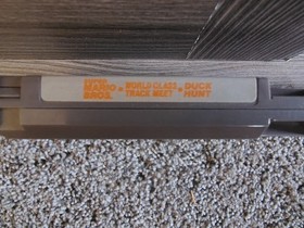 Super Mario Bros Duck Hunt World Class Track Meet NES Tested 