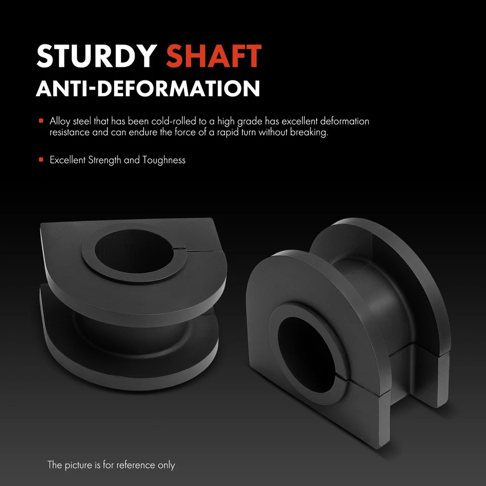 2x Kit de bujes de barra estabilizadora delantera/trasera para GMC Sierra 1500 con barra de 30 mm Foto 4 de 4