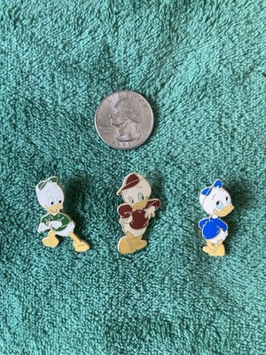 RARE AND HARD TO FIND Vintage Huey, Louie, and Dewey Duck Tails Disney Pin Set