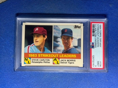 1984 1983 Strikeout Leaders: Steve Carlton / Jack Morris #136