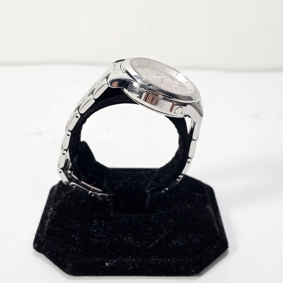 Relógio feminino CASIO Oceanus OCW-10 rádio solar cronógrafo analógico redondo DATA - Imagem 3 de 4