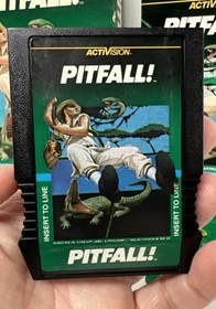Pitfall Intelivision CIB Activision 1982 Manual Overlays Box - Tested