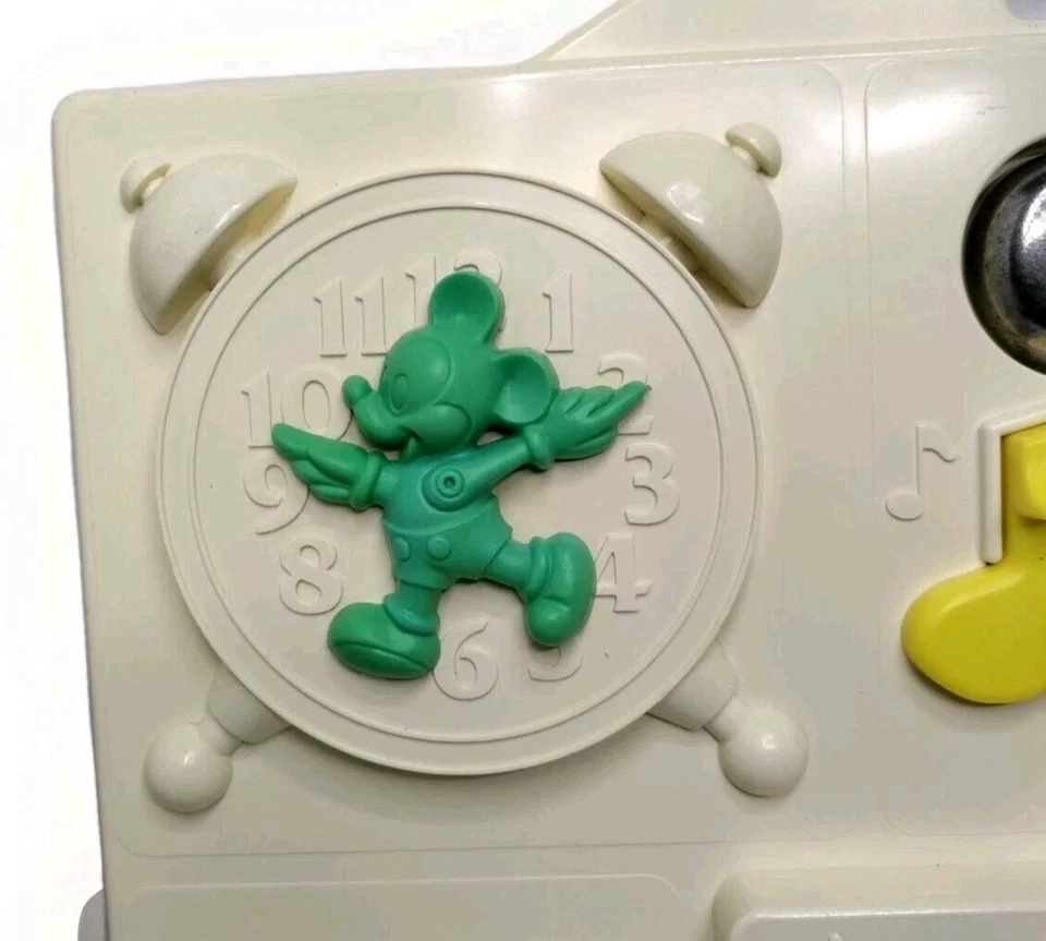 DE COLECCIÓN 1977 GABRIEL MUSICAL CAJA OCUPADA WALT DISNEY MICKEY MOUSE JUGUETE BEBÉ FUNCIONA LIMPIO Foto 2 de 4