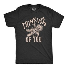 Mens Thinking Of You T Shirt Funny Voodoo Doll Graphic Novelty Tee