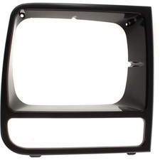 For Jeep Cherokee 1998 99 00 2001 Headlight Bezel Passenger Side Gloss Black