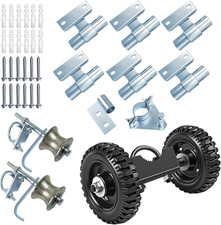 Wall Mounted Rolling Gate Hardware Kit For Chain Link Sliding Gate Heavy Duty 6