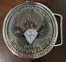 61st Annual MDA Wendover Ride Belt Buckle