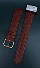 18mm CONDOR CAMEL GRAIN GENUINE LEATHER TAN WATCH STRAP, GOLD BUCKLE,  NEW