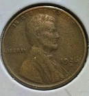1926-S Lincoln Wheat Cent Penny Fine to Very Fine San Francisco