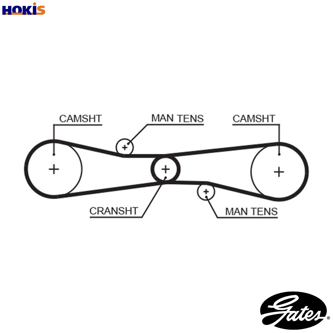Timing Belt T275 Gates 14401-MN5-004 fits Honda GL1500 Goldwing Cam Genuine New - Image 13