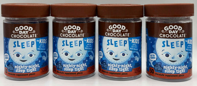 4PK Good Day Chocolate Sleep for Kids ~ 50 PCS EACH ~ EXP 11/26 ~ FAST SHIP